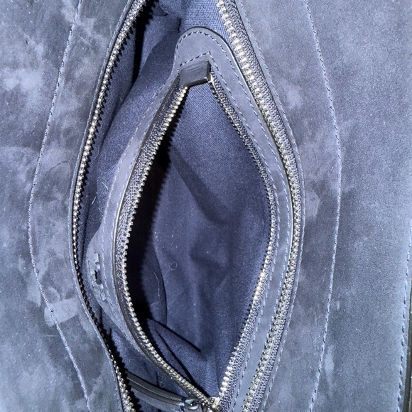 Tory Burch (medium) Tie-Dye Blue Boho Leather shoulder bag - Picture 7 of 9